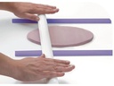Ibili Teigstäbe Violett/Weiss/Pink