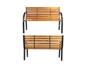 Innovesta Gartenbank 122 x 60 x 81 cm, Braun