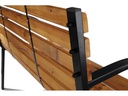 Innovesta Gartenbank 122 x 60 x 81 cm, Braun
