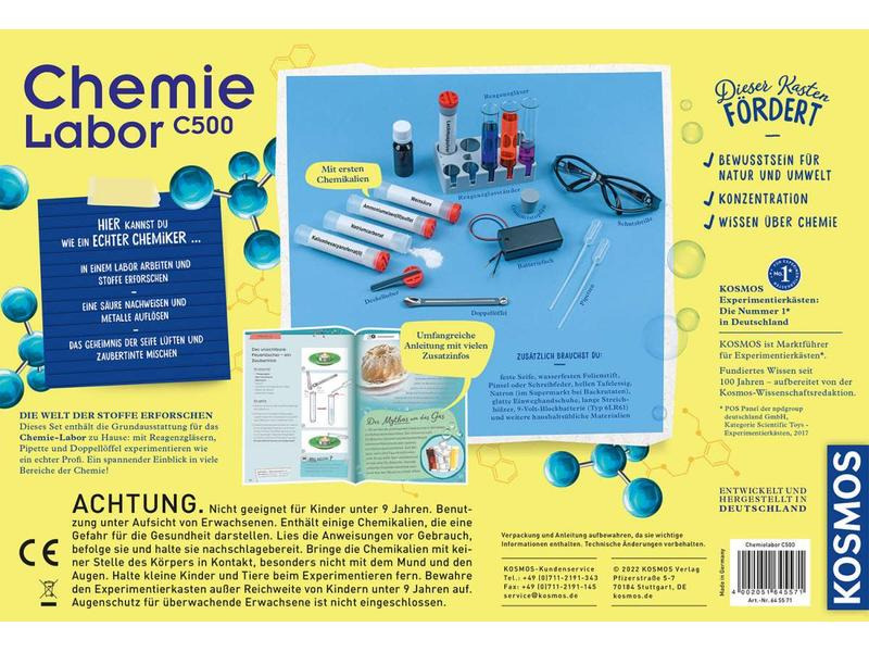 Kosmos Experimentierkasten Chemielabor C 500
