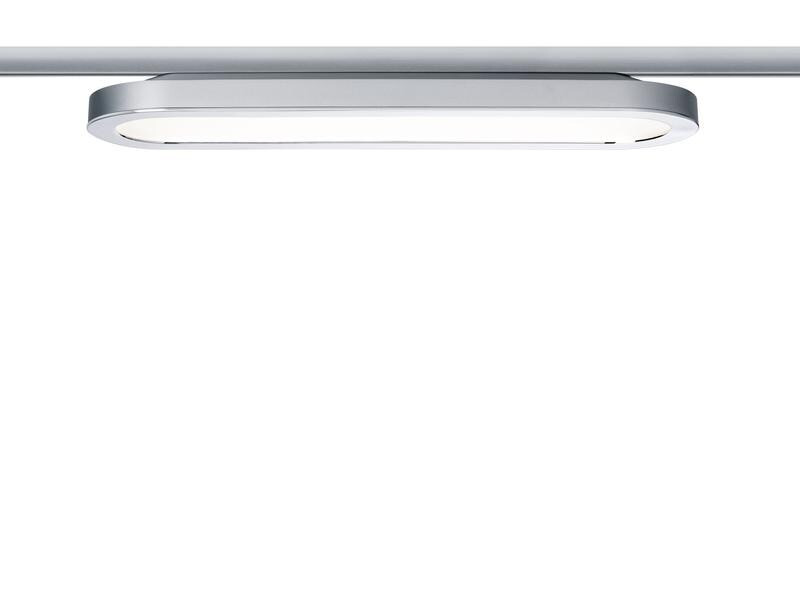 Paulmann LED Panelleuchte URail Loop, 7 W, 2700 K, Chrom