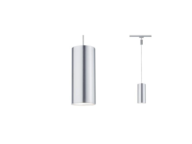 Paulmann LED Pendelleuchte URail Barrel, 6 W, 2700 K, Chrom