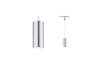 Paulmann LED Pendelleuchte URail Barrel, 6 W, 2700 K, Chrom
