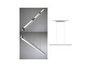 Paulmann LED Pendelleuchte URail Lento, 42 W, 2700 K, Chrom