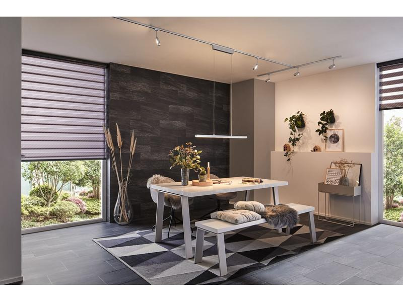 Paulmann LED Pendelleuchte URail Lento, 42 W, 2700 K, Chrom