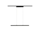 Paulmann LED Pendelleuchte URail Lento, 42 W, 2700 K, Schwarz