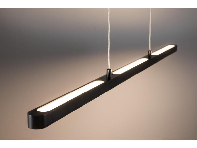 Paulmann LED Pendelleuchte URail Lento, 42 W, 2700 K, Schwarz