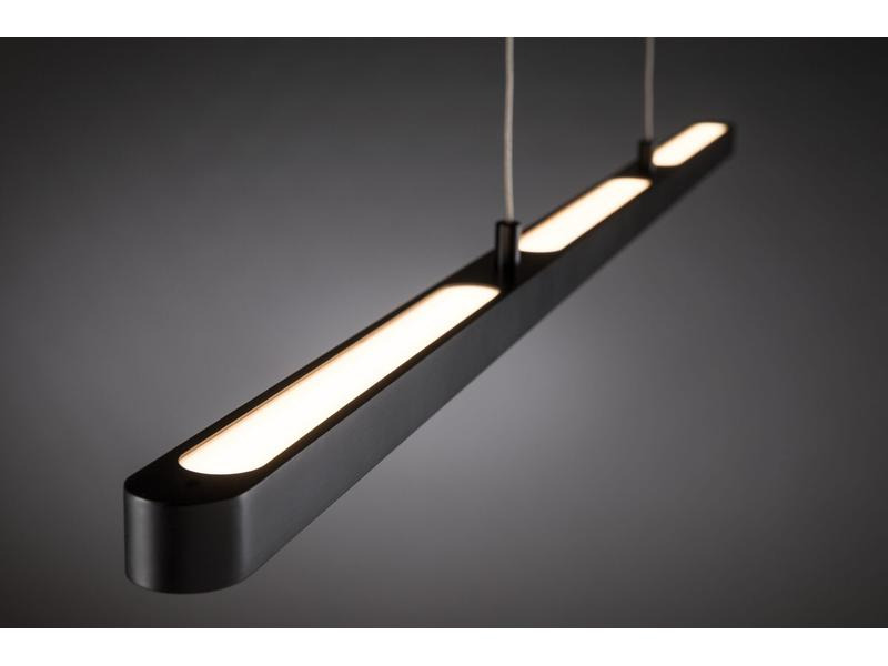 Paulmann LED Pendelleuchte URail Lento, 42 W, 2700 K, Schwarz