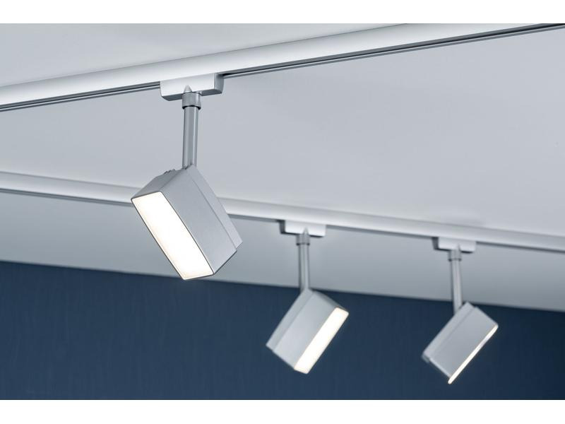 Paulmann LED Schienenspot URail Pedal, 5 W, 2700 K, Chrom