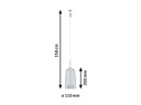 Paulmann Pendelleuchte URail Arido II, 1 x GU10, 5 W, Chrom