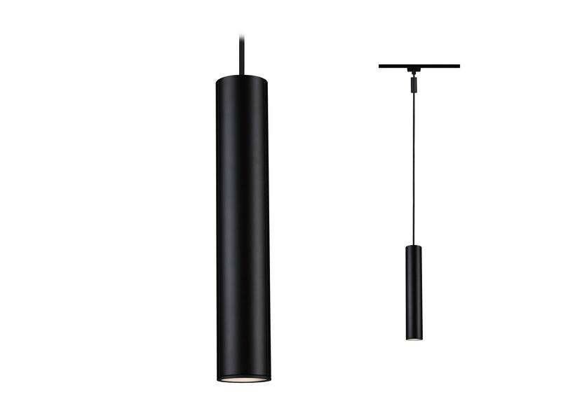 Paulmann Pendelleuchte URail Catalejo, 1 x GU10, 10 W, Schwarz