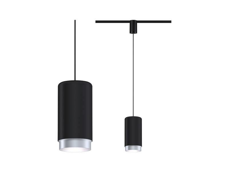 Paulmann Pendelleuchte URail Corus, 1 x E27, 50 W, Schwarz