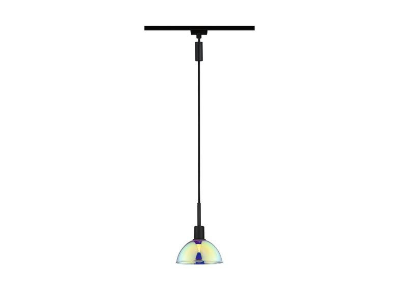 Paulmann Pendelleuchte URail Sarrasani, 1 x E14, 20 W, Schwarz/ Klar