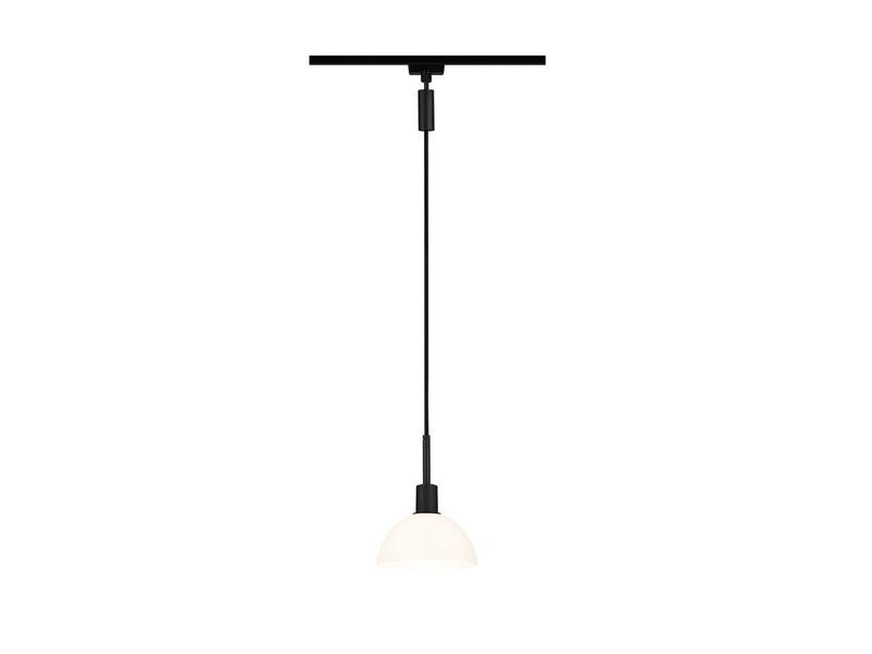 Paulmann Pendelleuchte URail Sarrasani, 1 x E14, 20 W, Schwarz/ Opal