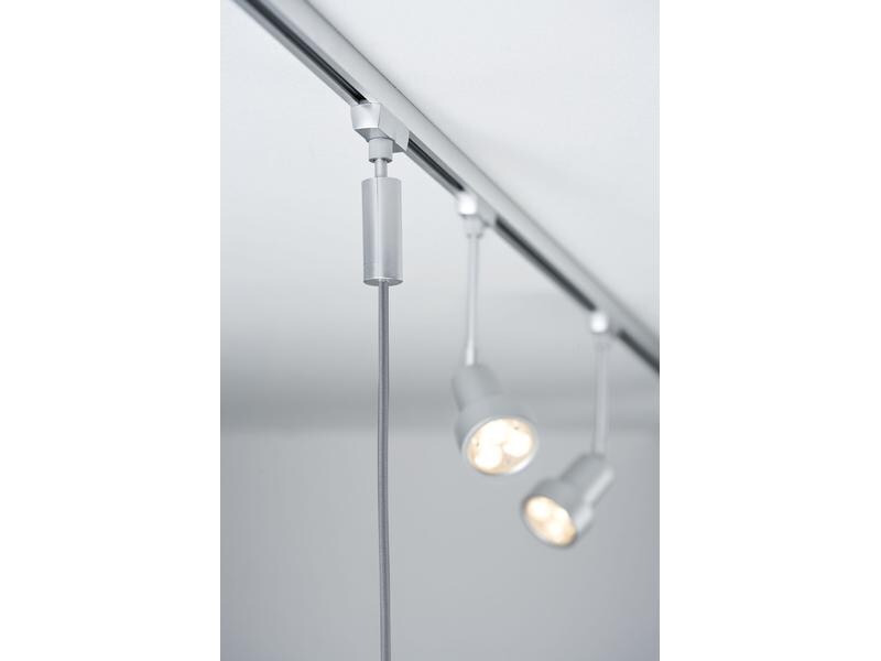 Paulmann Pendelleuchte Urail 2Easy Basic, 1xE27, 20 W, Chrom/Chrom