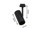Paulmann Schienenspot URail Apol, 1 x E27, 50 W, Schwarz