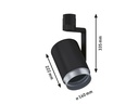 Paulmann Schienenspot URail Asthene, 1 x E27, 50 W, Schwarz