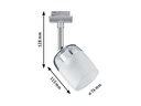Paulmann Schienenspot URail Blossom, 1 x G9, 10 W, Chrom/ Klar