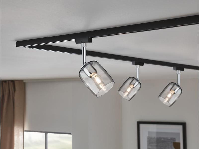 Paulmann Schienenspot URail Blossom, 1 x G9, 10 W, Grau