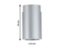 Paulmann Schienenspot URail Ceiling Socket, E27, 20 W, Chrom