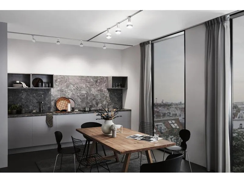 Paulmann Schienenspot URail Ceiling Socket, E27, 20 W, Chrom