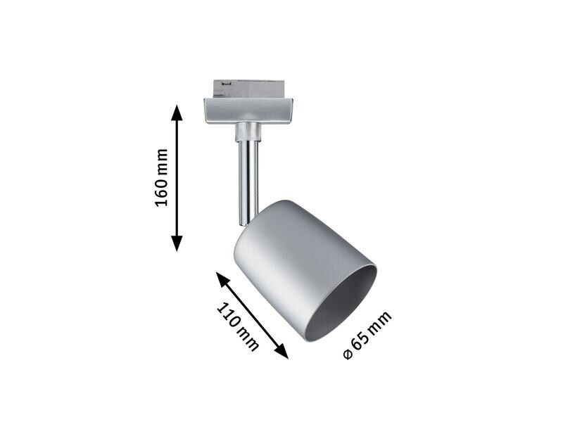 Paulmann Schienenspot URail Spot Cover, 1 x GU10, 10 W, Chrom