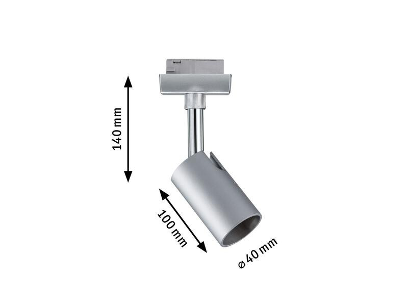 Paulmann Schienenspot URail Spot Pure I, 1 x GU10, 10 W, Chrom