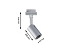 Paulmann Schienenspot URail Spot Pure I, 1 x GU10, 10 W, Chrom