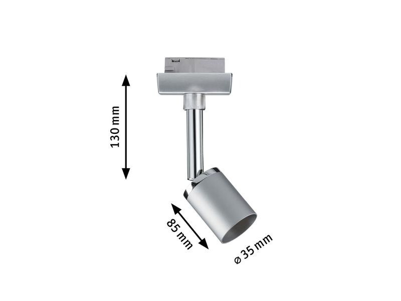 Paulmann Schienenspot URail Spot Pure II, 1 x GU10, 10 W, Chrom