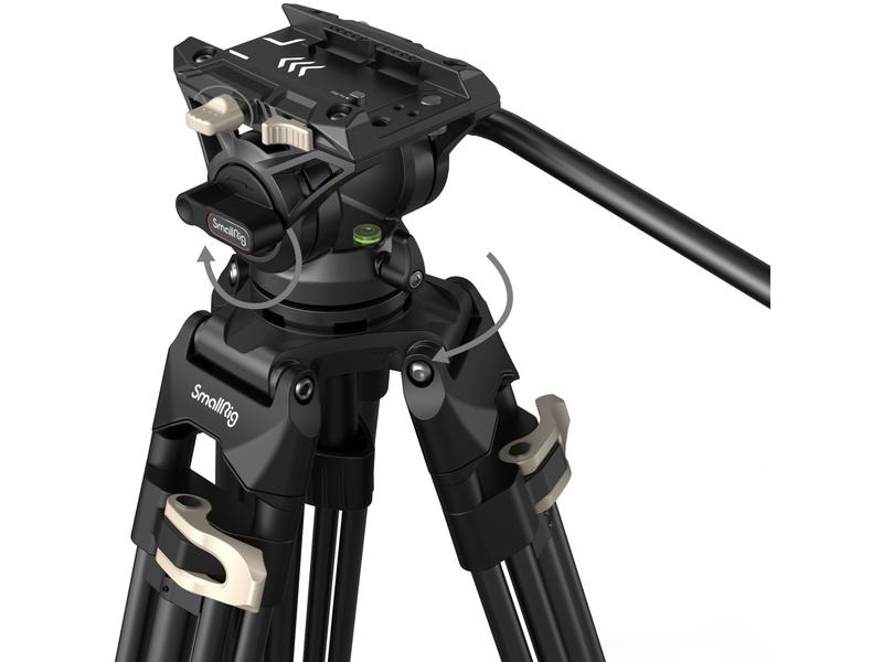 Smallrig Stativ Heavy-Duty Fluid Head Tripod AD-01