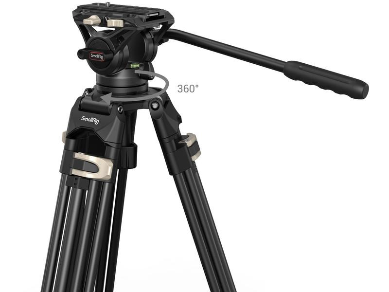 Smallrig Stativ Heavy-Duty Fluid Head Tripod AD-01
