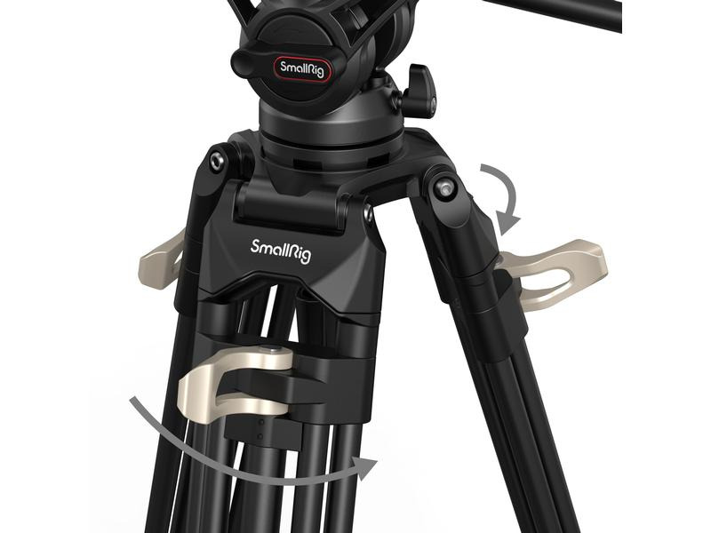 Smallrig Stativ Heavy-Duty Fluid Head Tripod AD-01