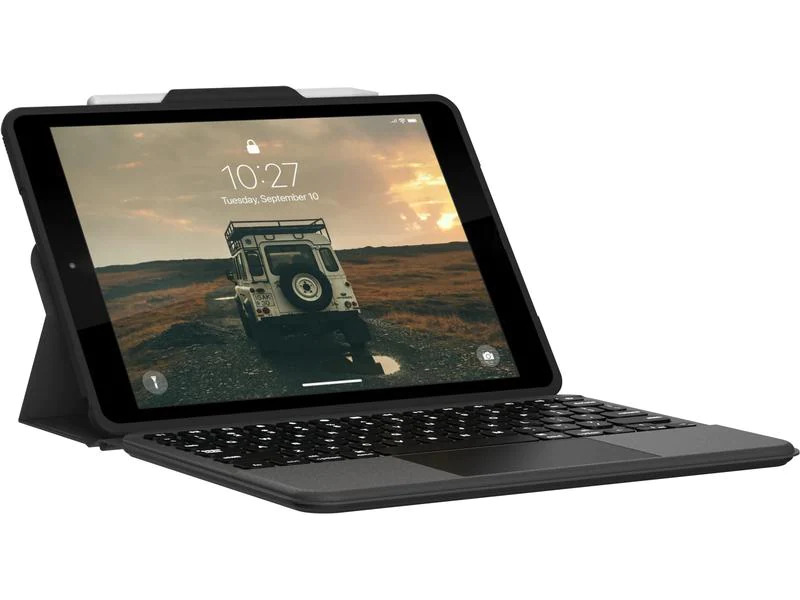 UAG Tablet Tastatur Cover GER für iPad 10.2 Gen (7-9) Schwarz