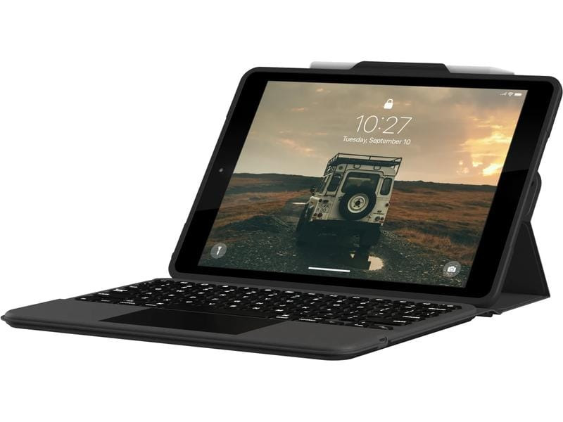 UAG Tablet Tastatur Cover GER für iPad 10.2 Gen (7-9) Schwarz