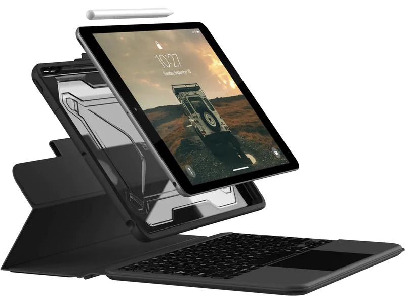 UAG Tablet Tastatur Cover GER für iPad 10.2 Gen (7-9) Schwarz