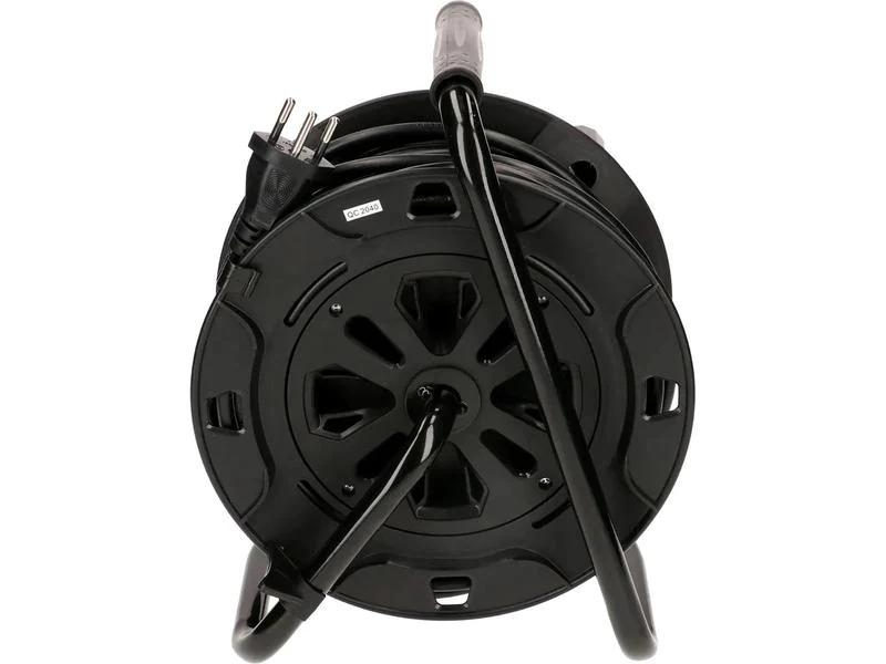Max Hauri Kabelrolle 20 m, 3x T13, 2x USB Schwarz