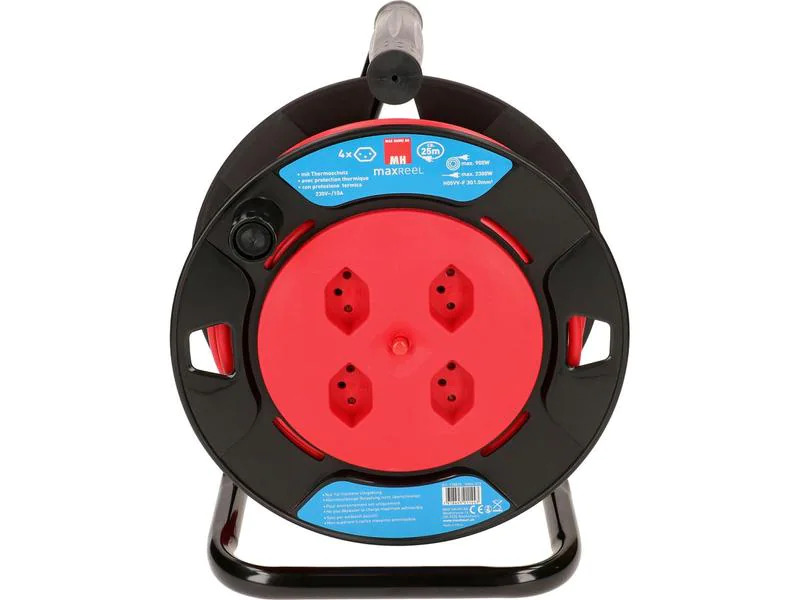 Max Hauri Kabelrolle V2 25 m Rot
