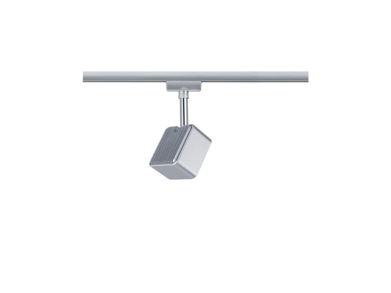 Paulmann LED Schienenspot URail Cube, 8 W, 2700 K, Chrom