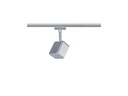 Paulmann LED Schienenspot URail Cube, 8 W, 2700 K, Chrom