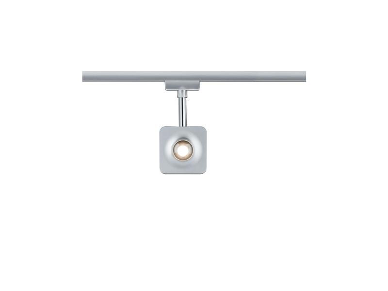 Paulmann LED Schienenspot URail Cube, 8 W, 2700 K, Chrom