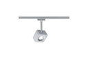 Paulmann LED Schienenspot URail Cube, 8 W, 2700 K, Chrom