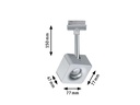 Paulmann LED Schienenspot URail Cube, 8 W, 2700 K, Chrom