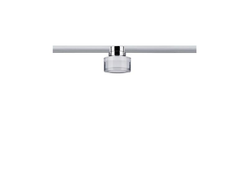 Paulmann LED Schienenspot URail Topa Dot, 5.2 W, 2700 K, Chrom/ Klar