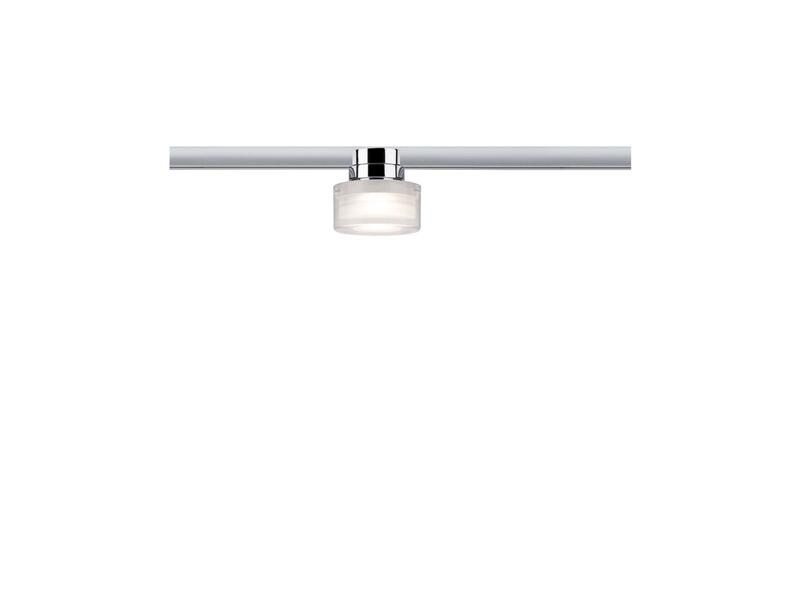Paulmann LED Schienenspot URail Topa Dot, 5.2 W, 2700 K, Chrom/ Klar