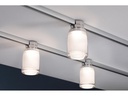 Paulmann LED Schienenspot URail Safira, 5.2 W, 2700 K, Chrom/Klar
