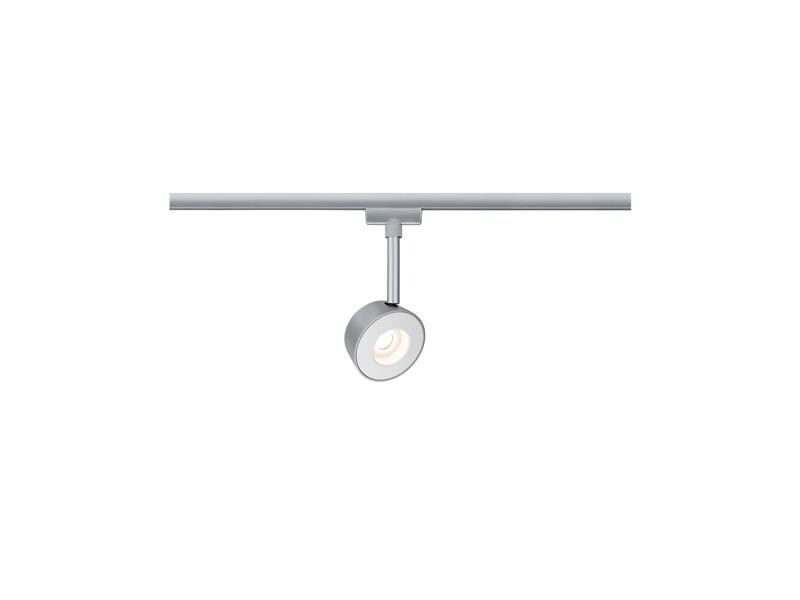 Paulmann LED Schienenspot URail Pellet, 4 W, 2700 K, Chrom/ Chrom