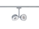 Paulmann LED Schienenspot Double Pellet, 2 x 6.7 W, 2700 K, Chrom