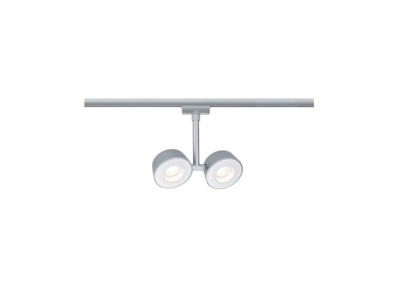 Paulmann LED Schienenspot Double Pellet, 2 x 6.7 W, 2700 K, Chrom
