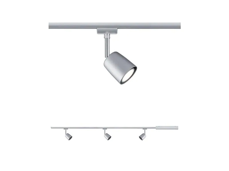 Paulmann Schienenspot URail Cover Set, 3 x GU10, 30 W, Chrom