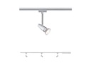 Paulmann Schienenspot URail Barelli Set, 3 x GU10, 30 W, Chrom